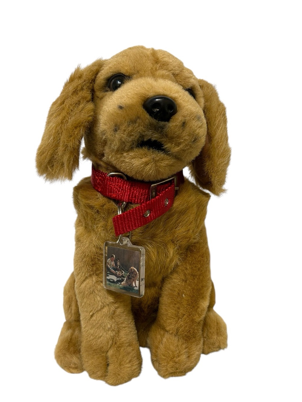 Vintage 1996 Snap-on Tools Plush Dog Mascot Promo Collectible Red Collar